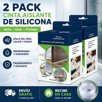 SellaMax™  Cinta Aislante para Puertas y Ventanas PACK X2