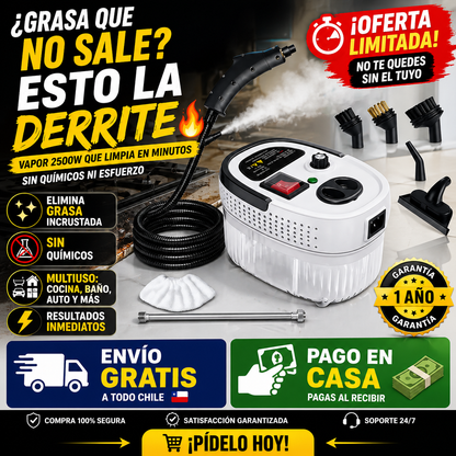 Limpiador VaporJet™ - ¡Sacar grasa SIN frotar!