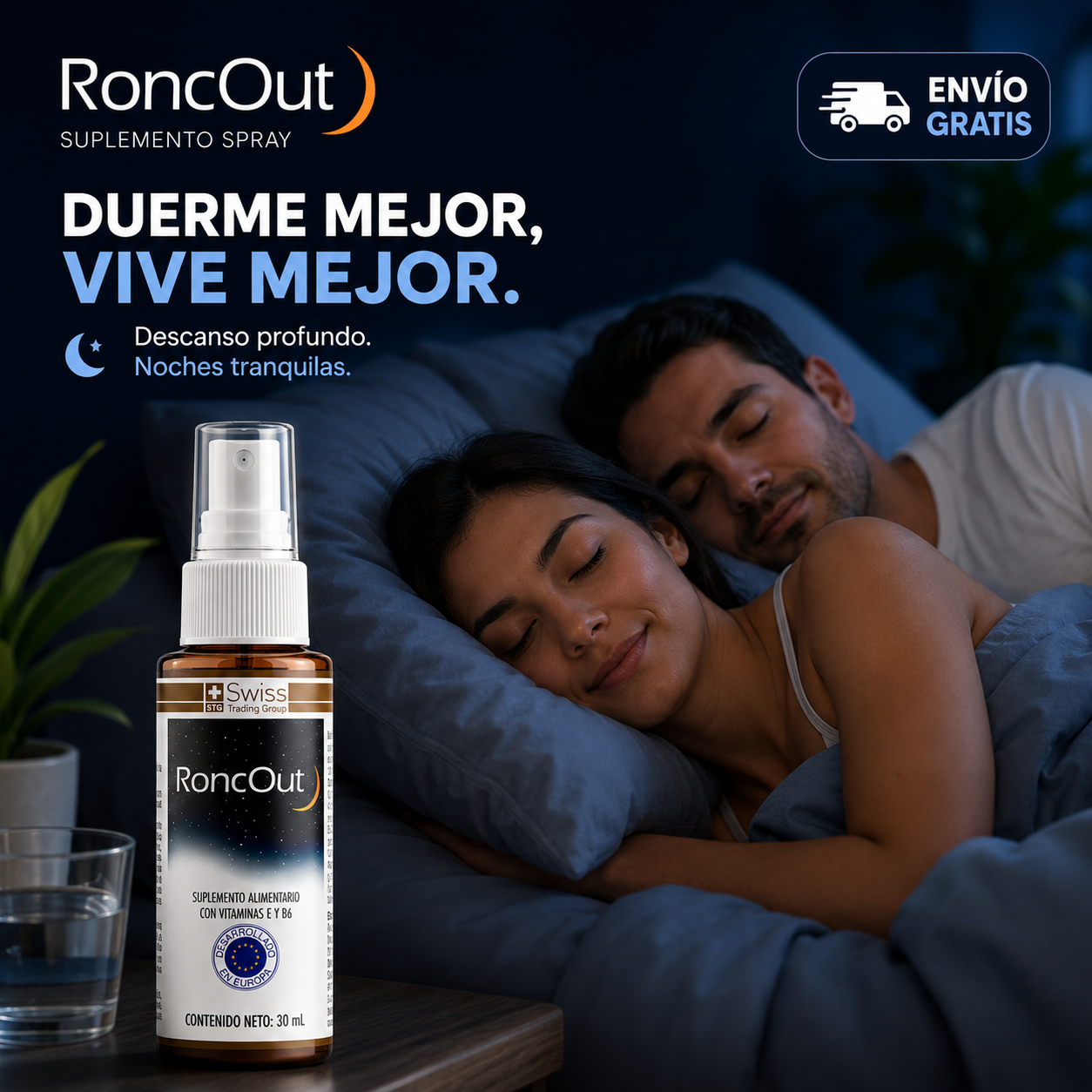 RoncOut™ | Noches Más Tranquilas, Sueño Profundo